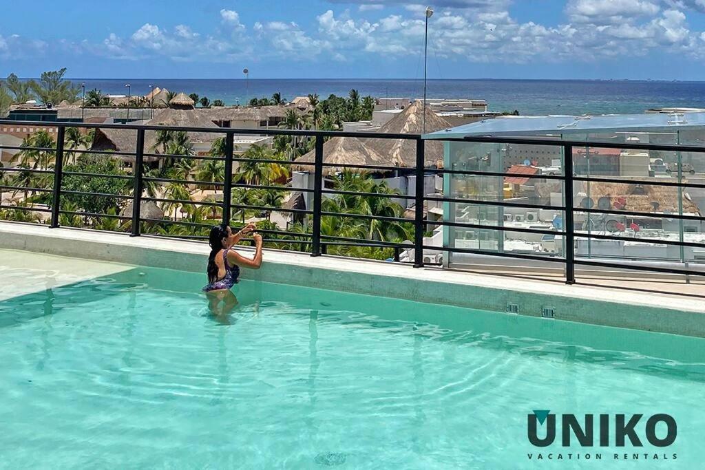 1 Block To The Beach 2Br 6Pax Rooftop Pool King Bed Playa del Carmen Zewnętrze zdjęcie