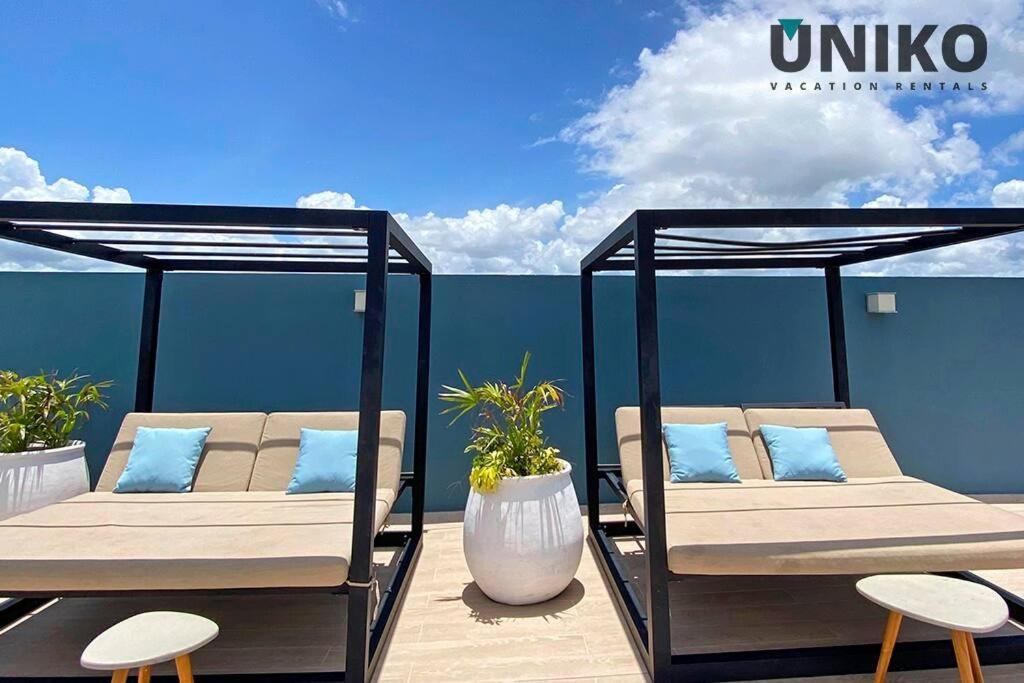 1 Block To The Beach 2Br 6Pax Rooftop Pool King Bed Playa del Carmen Zewnętrze zdjęcie