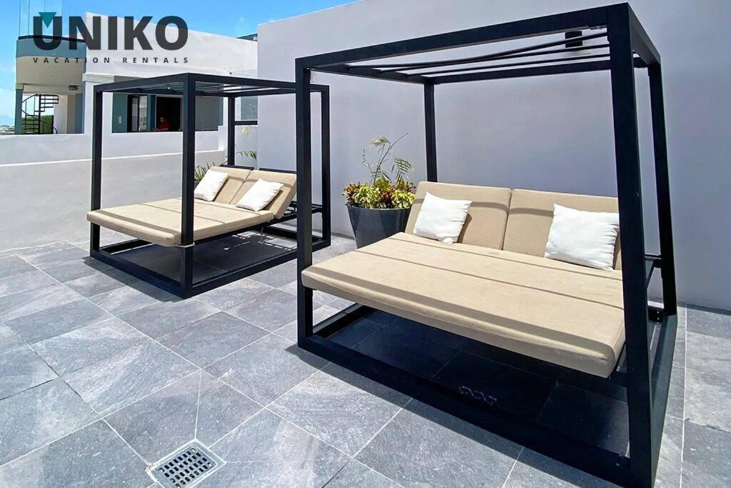 1 Block To The Beach 2Br 6Pax Rooftop Pool King Bed Playa del Carmen Zewnętrze zdjęcie