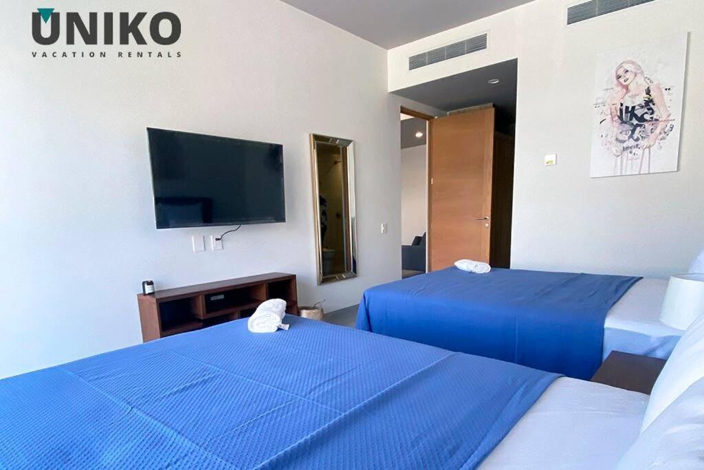 1 Block To The Beach 2Br 6Pax Rooftop Pool King Bed Playa del Carmen Zewnętrze zdjęcie