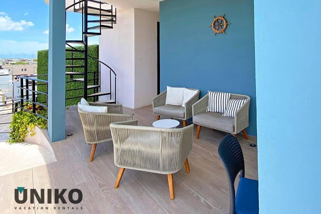 1 Block To The Beach 2Br 6Pax Rooftop Pool King Bed Playa del Carmen Zewnętrze zdjęcie